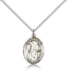  Mary Our Lady Star of the Sea Medal - Sterling Silver - 3 Sizes 