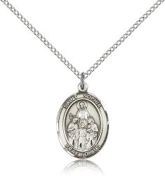  St. Sophia Medal - Sterling Silver - 3 Sizes 