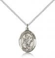  St. Martin of Tours Medal - Sterling Silver - 3 Sizes 