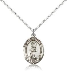  St. Anastasia Medal - Sterling Silver - 3 Sizes 