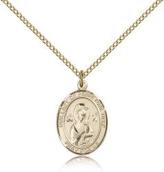  Mary Our Lady of Perpetual Help Medal - 14K Gold Filled - 3 Sizes 