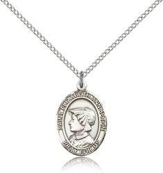  St. Elizabeth Ann Seton Medal - Sterling Silver - 3 Sizes 