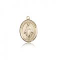 Mary Our Lady of Lebanon Medal - 14K Gold Filled - 3 Sizes 