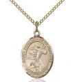  St. Bernard of Clairvaux Medal - 14K Gold Filled - 3 Sizes 