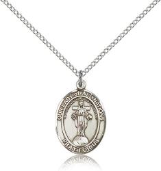 Mary Our Lady of All Nations Medal - Sterling Silver - 3 Sizes 