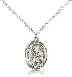  St. Zita Medal - Sterling Silver - 3 Sizes 