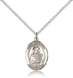  St. Christian Demosthenes Medal - Sterling Silver - 3 Sizes 