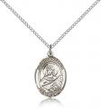  St. Perpetua Medal - Sterling Silver - 3 Sizes 