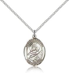  St. Perpetua Medal - Sterling Silver - 3 Sizes 
