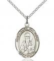  St. Basil the Great Medal - Sterling Silver - 3 Sizes 
