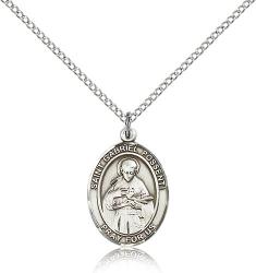  St. Gabriel Possenti Medal - Sterling Silver - 3 Sizes 
