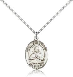  St. John Vianney Medal - Sterling Silver - 3 Sizes 
