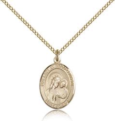  Mary Our Lady of Good Counsel Medal - 14K Gold Filled - 3 Sizes 