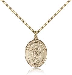  St. Peter Nolasco Medal - 14K Gold Filled - 3 Sizes 