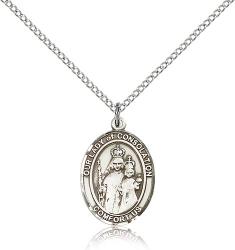  Mary Our Lady of Consolations Medal - Sterling Silver - 3 Sizes 