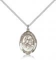  St. Lidwina of Schiedam Medal - Sterling Silver - 3 Sizes 