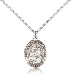  Mary Our Lady of PROMPT SUCCOR Pendant Sterling Silver 