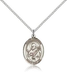  St. Meinrad Medal - Sterling Silver - 3 Sizes 