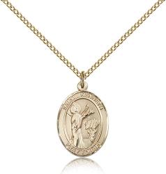  St. Kenneth Medal - 14K Gold Filled - 3 Sizes 