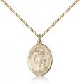  St. Thomas A Becket Medal,  14K Gold Filled - 3 Sizes 