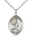  Sports Medal St. Christopher Track & Field Pendant 