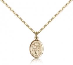  St. Agatha Medal - 14K Gold Filled - 3 Sizes 