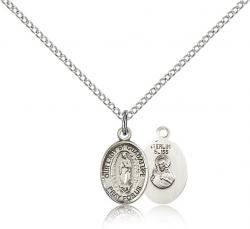 Mary Our Lady of Guadalupe Medal - Sterling Silver - 3 Sizes 
