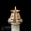  Candle Follower Brass Bove Style 