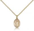 Mary Our Lady of Africa Medal - 14K Gold Filled - 3 Sizes 