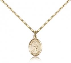  St. Angela Merici Medal - 14K Gold Filled - 3 Sizes 