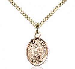  Mary Our Lady of TEARS Pendant 14K Gold Filled 