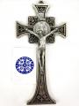  Crucifix St. Benedict Metal 8 inch 