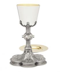  Chalice and Paten - Silver, Gold Lined 