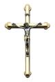  Crucifix 6" Gold Metal 