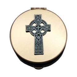  Pyx with Celtic Cross Holds 7 Hosts 