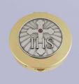  Pyx with IHS and Cross Motif Holds 7 Hosts 