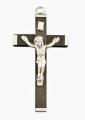  Crucifix 1.75" Inlaid Black 