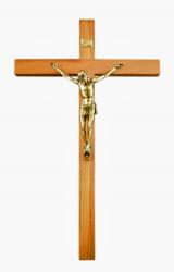  Crucifix 13.5\" Crucifix, Brass Corpus 