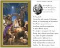  Prayer Card Christmas Nativity Scene 100/Pkg 