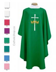  Chasuble Cross and Crown Available in 8 Colours 