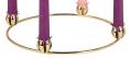  Advent Wreath Tabletop Brass 10" (QTY DISCOUNT) 