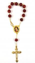  Rosary One Decade Red Divine Mercy 