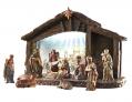  Nativity Set 8 inch with Lighted Stable 