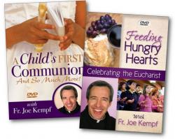  A Child\'s First Communion DVD & Feeding Hungry Hearts DVD Combo (SAVE) 