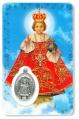  PRAYER CARD INFANT OF PRAGUE WITH MEDAL 