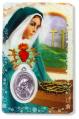  PRAYER CARD SORROWFUL MOTHER WITH MEDAL 
