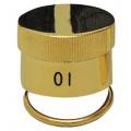  Oil Stock with Ring, Stainless Steel or Gold Plated 