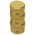  Oil Stock, Triple, Gold Plated or Stainless Steel 