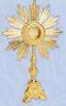  Monstrance, Gold Plated 