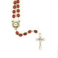  Rosary Wood with Relic St. Kateri Centerpiece 